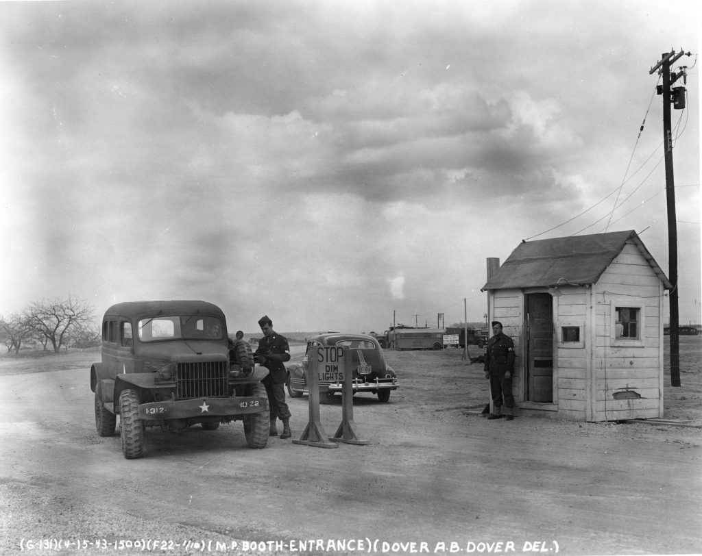 Dover Army Air Field main entrance, April 15, 1943