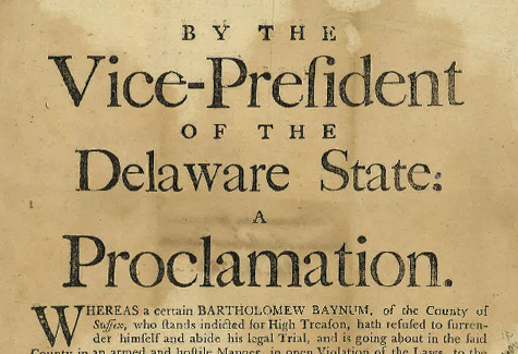 a proclamation