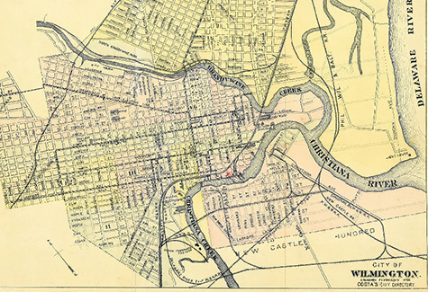 a map of Wilmington