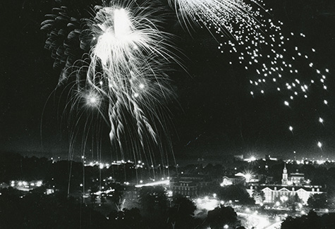 fireworks over Dover Delaware
