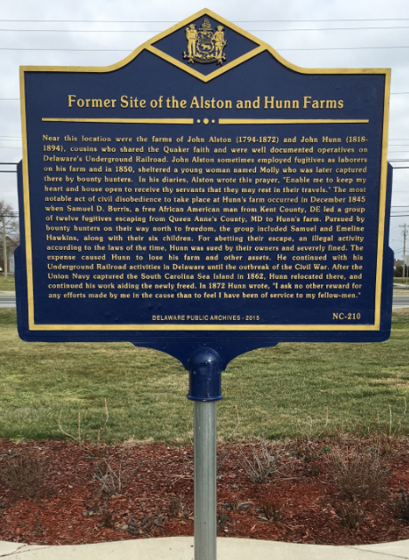 NC-210 Former Site of the Hunn and Alston Farms