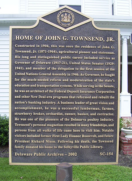 SC-154 Home of John G Townsend Jr