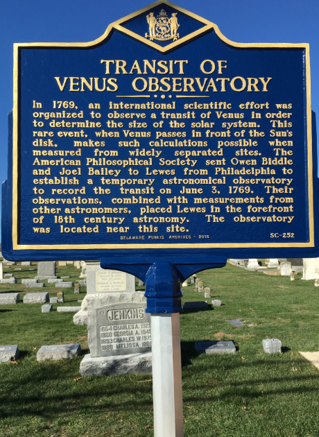 Transit of Venus Observatory - Delaware Public Archives - State of Delaware