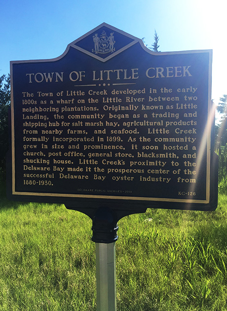 Town of Little Creek Historical Marker