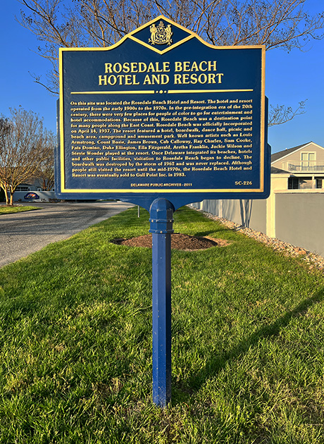 Rosedale Beach Historical Marker
