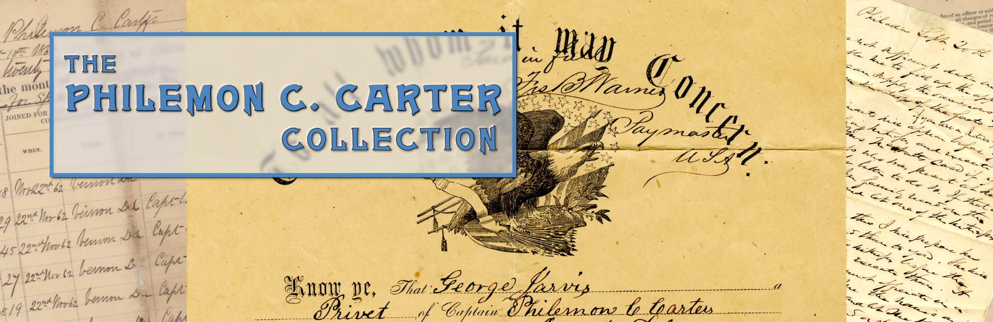Philemon C Carter Collection Header