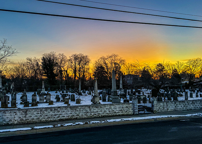 site of milford's first methodist church