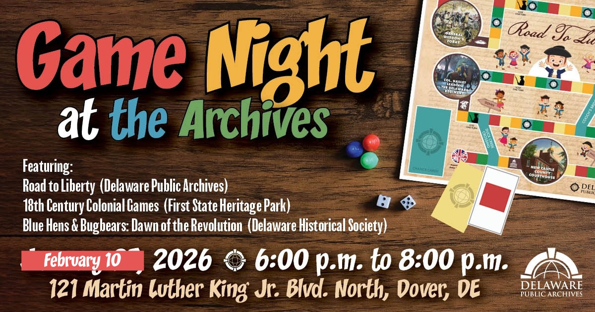 game night at the archives