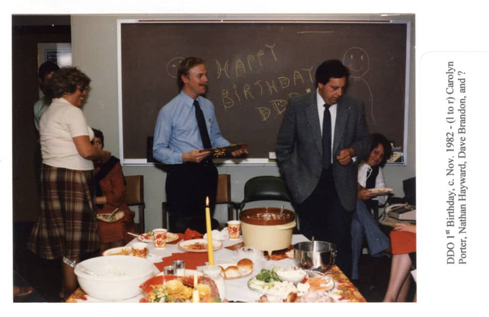 The Delaware Development Office’s first anniversary celebration. 