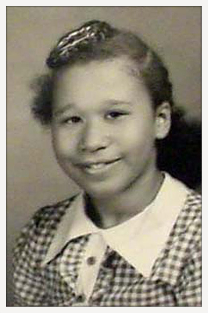 A school picture of Shirley Bulah in elementary school.