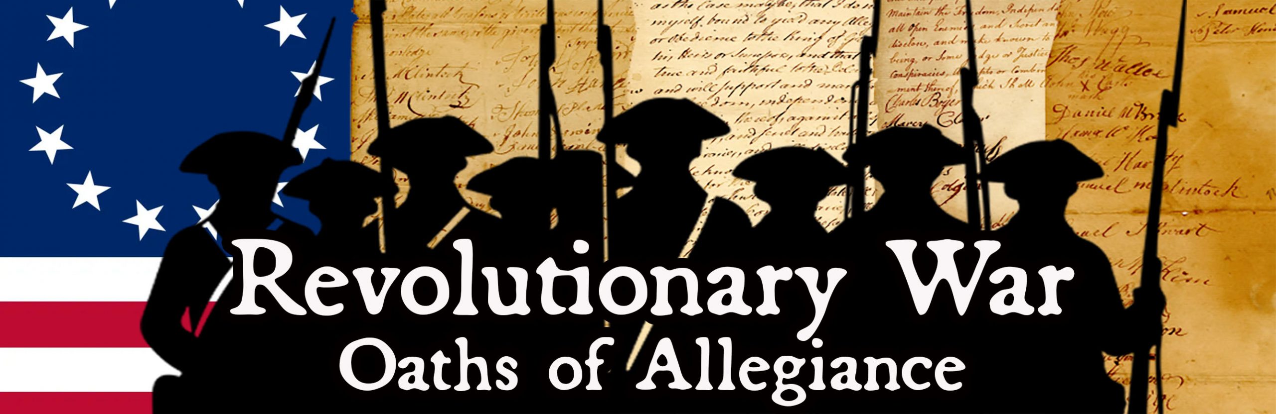 Revolutionary War Oaths of Allegiance collection graphic