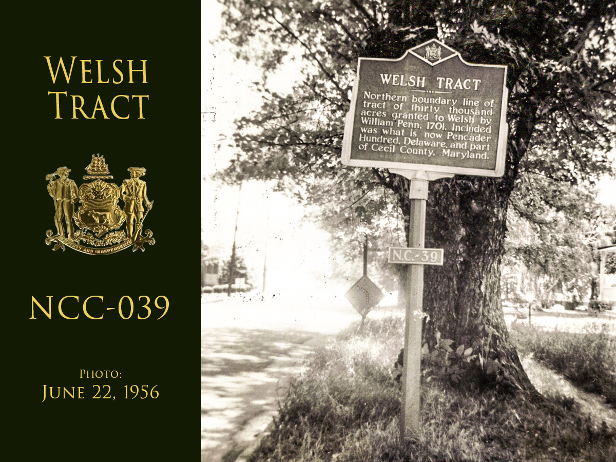 Historical marker NC-39: Welsh Tract