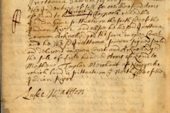 1685: Iwottama Sawum sells land to Norton Claypoole and Matthew Taylor
