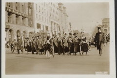Women matching in a national suffrage demonstration in Washington, D.C. on May 9th, 1914