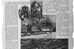 The front page of the “Woman’s journal and Suffrage news” with the headline: “Parade Struggles to victory despite disgraceful scenes. Alice Paul and Lucy Burns organized a parade down Pennsylvania Avenue in Washington, D.C.